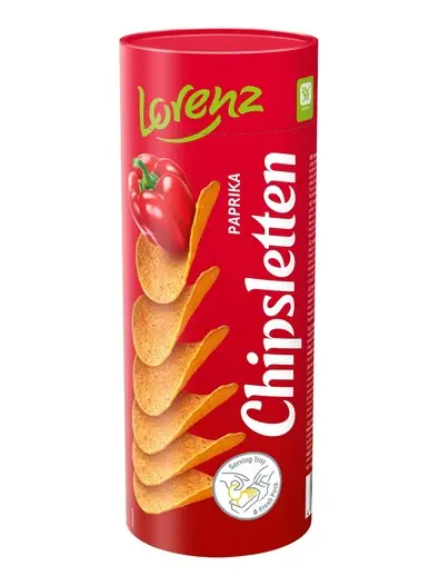 شيبسى لورينز 100جم بالبابريكا علب